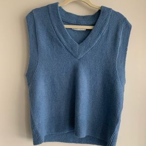 OAK + FORT Sweater Vest Coronet Blue